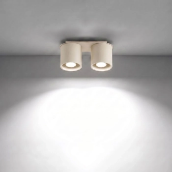 Orbis 2 lampa sufitowa 2xGU10 beżowa SL.2088