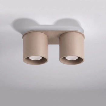 Orbis 2 lampa sufitowa 2xGU10 taupe SL.2091