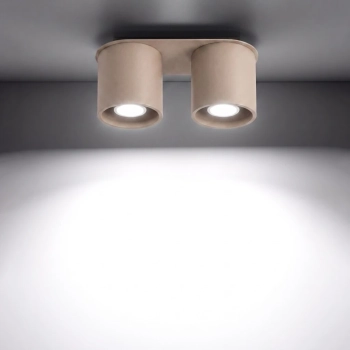 Orbis 2 lampa sufitowa 2xGU10 taupe SL.2091