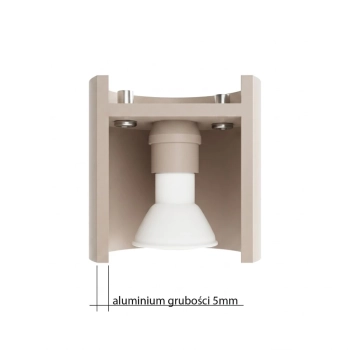 Orbis 2 lampa sufitowa 2xGU10 taupe SL.2091