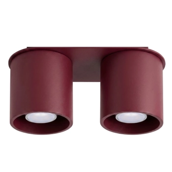 Orbis 2 lampa sufitowa 2xGU10 burgund SL.2097 Sollux Lighting