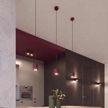 Orbis 2 lampa sufitowa 2xGU10 burgund SL.2097