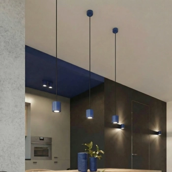 Orbis 2 lampa sufitowa 2xGU10 ultramaryna SL.2100