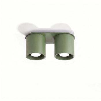 Orbis 2 lampa sufitowa 2xGU10 zielona oliwka SL.2103