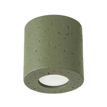 Orbis lampa sufitowa 1xGU10 beton, zielona oliwka SL.1841 Sollux Lighting