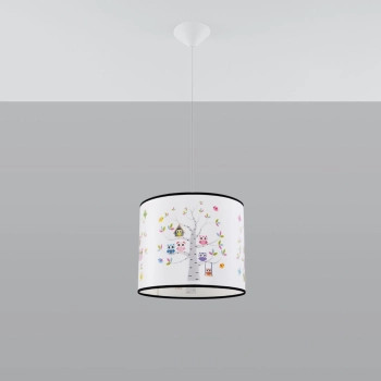 Owls 30 lampa wisząca 1xE27 wielokolorowa SL.1422