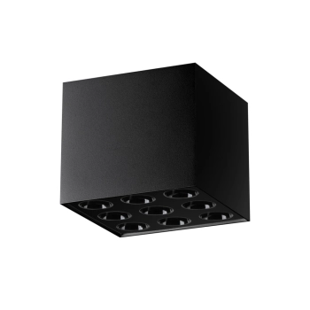 Ozzy lampa sufitowa LED 16W 1859lm 4000K czarna SL.1211 Sollux Lighting