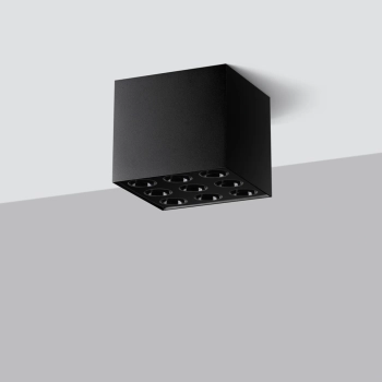 Ozzy lampa sufitowa LED 16W 1859lm 4000K czarna SL.1211