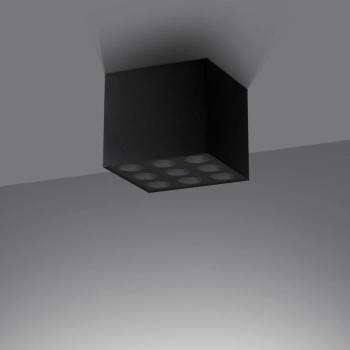 Ozzy lampa sufitowa LED 16W 1859lm 4000K czarna SL.1211