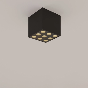 Ozzy lampa sufitowa LED 16W 1859lm 4000K czarna SL.1211
