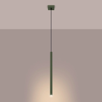 Pastelo 1 lampa wisząca 1xG9 zielona oliwka SL.1518