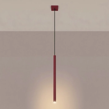 Pastelo 1 lampa wisząca 1xG9 burgund SL.2121
