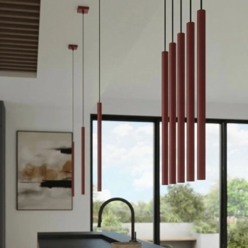 Pastelo 1 lampa wisząca 1xG9 burgund SL.2121