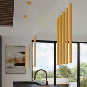Pastelo 1 lampa wisząca 1xG9 żółta SL.2137