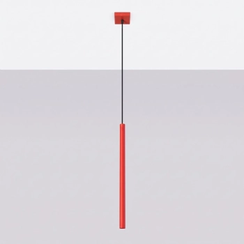 Pastelo 1 lampa wisząca 1xG9 czerwona SL.2141
