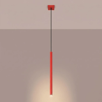 Pastelo 1 lampa wisząca 1xG9 czerwona SL.2141