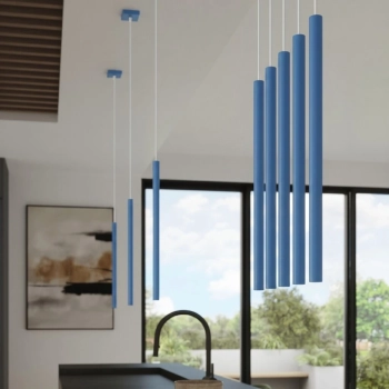 Pastelo 1 lampa wisząca 1xG9 błękitna SL.2149