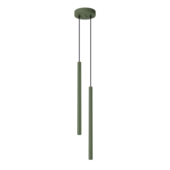 Pastelo 2 lampa wisząca 2xG9 zielona oliwka SL.1519 Sollux Lighting