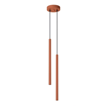 Pastelo 2 lampa wisząca 2xG9 ochra czerwona SL.1525 Sollux Lighting