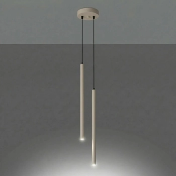 Pastelo 2 lampa wisząca 2xG9 taupe SL.2118