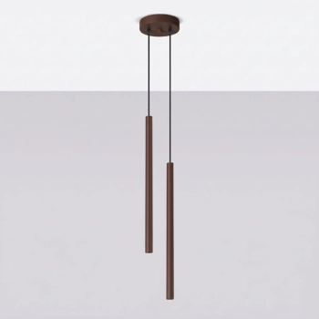 Pastelo 2 lampa wisząca 2xG9 brązowa SL.2146