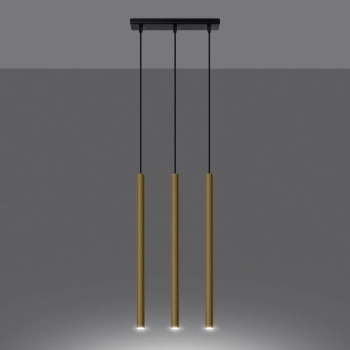 Pastelo 3L lampa wisząca 3xG9 złoty połysk SL.1196