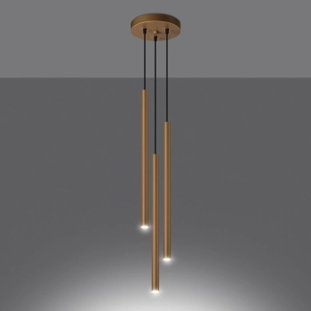 Pastelo 3P lampa wisząca 3xG9 złota SL.1172