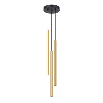 Pastelo 3P lampa wisząca 3xG9 złoty połysk SL.1197 Sollux Lighting