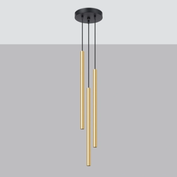Pastelo 3P lampa wisząca 3xG9 złoty połysk SL.1197