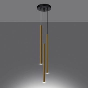 Pastelo 3P lampa wisząca 3xG9 złoty połysk SL.1197