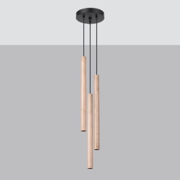 Pastelo 3P lampa wisząca 3xG9 drewno SL.1268