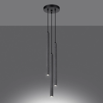 Pastelo 3P lampa wisząca 3xG9 beton SL.1273