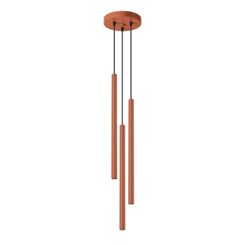Pastelo 3P lampa wisząca 3xG9 ochra czerwona SL.1527 Sollux Lighting