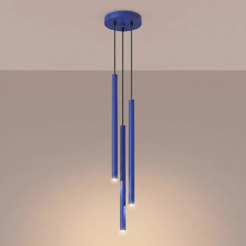 Pastelo 3P lampa wisząca 3xG9 ultramaryna SL.2127