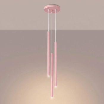 Pastelo 3P lampa wisząca 3xG9 różowa SL.2131