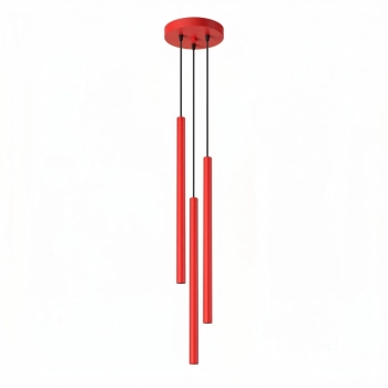 Pastelo 3P lampa wisząca 3xG9 czerwona SL.2143 Sollux Lighting