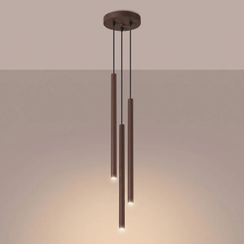 Pastelo 3P lampa wisząca 3xG9 brązowa SL.2147