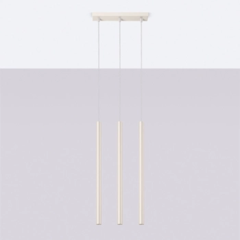 Pastelo 3 lampa wisząca 3xG9 beżowa SL.1514