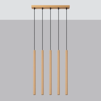 Pastelo 5L lampa wisząca 5xG9 złota SL.1173