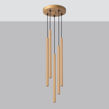 Pastelo 5P lampa wisząca 5xG9 złota SL.1174