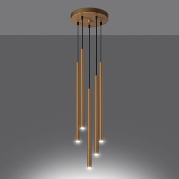 Pastelo 5P lampa wisząca 5xG9 złota SL.1174