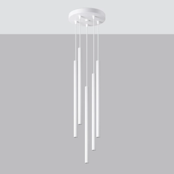 Pastelo 5P lampa wisząca 5xG9 biała SL.1175