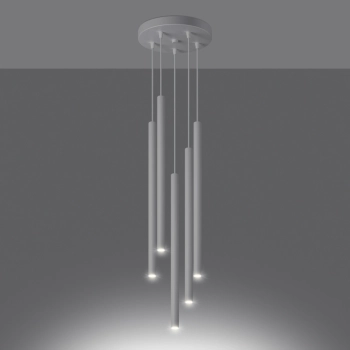 Pastelo 5P lampa wisząca 5xG9 biała SL.1175