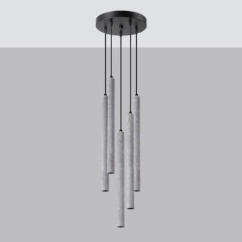 Pastelo 5P lampa wisząca 5xG9 beton SL.1275