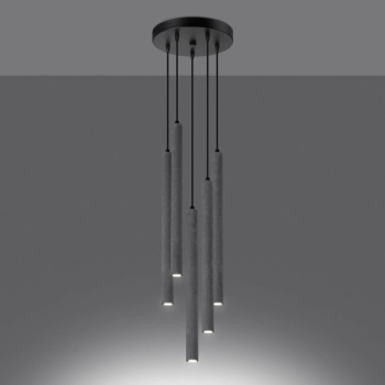 Pastelo 5P lampa wisząca 5xG9 beton SL.1275