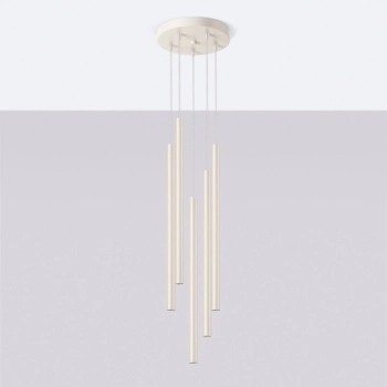 Pastelo 5P lampa wisząca 5xG9 beżowa SL.1516