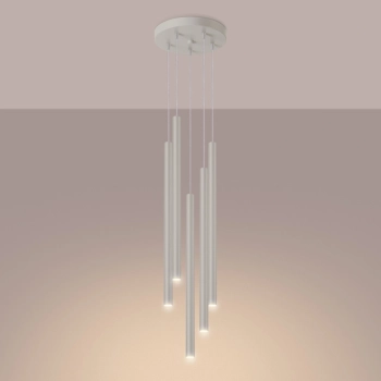 Pastelo 5P lampa wisząca 5xG9 beżowa SL.1516