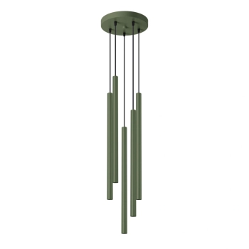Pastelo 5P lampa wisząca 5xG9 zielona oliwka SL.1522 Sollux Lighting
