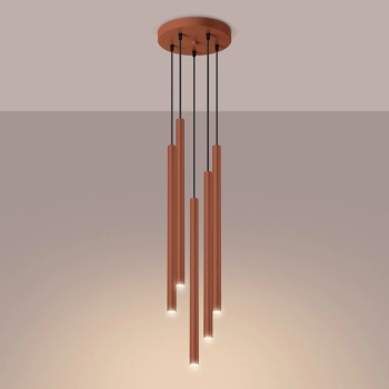 Pastelo 5P lampa wisząca 5xG9 ochra czerwona SL.1528