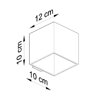 Quad 1 kinkiet 1xG9 ochra czerwona SL.2110